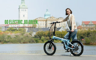 E-bikes help save the planet. Get your ADO e-bike now