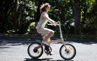 ADO Air Carbon lightest folding electric bike