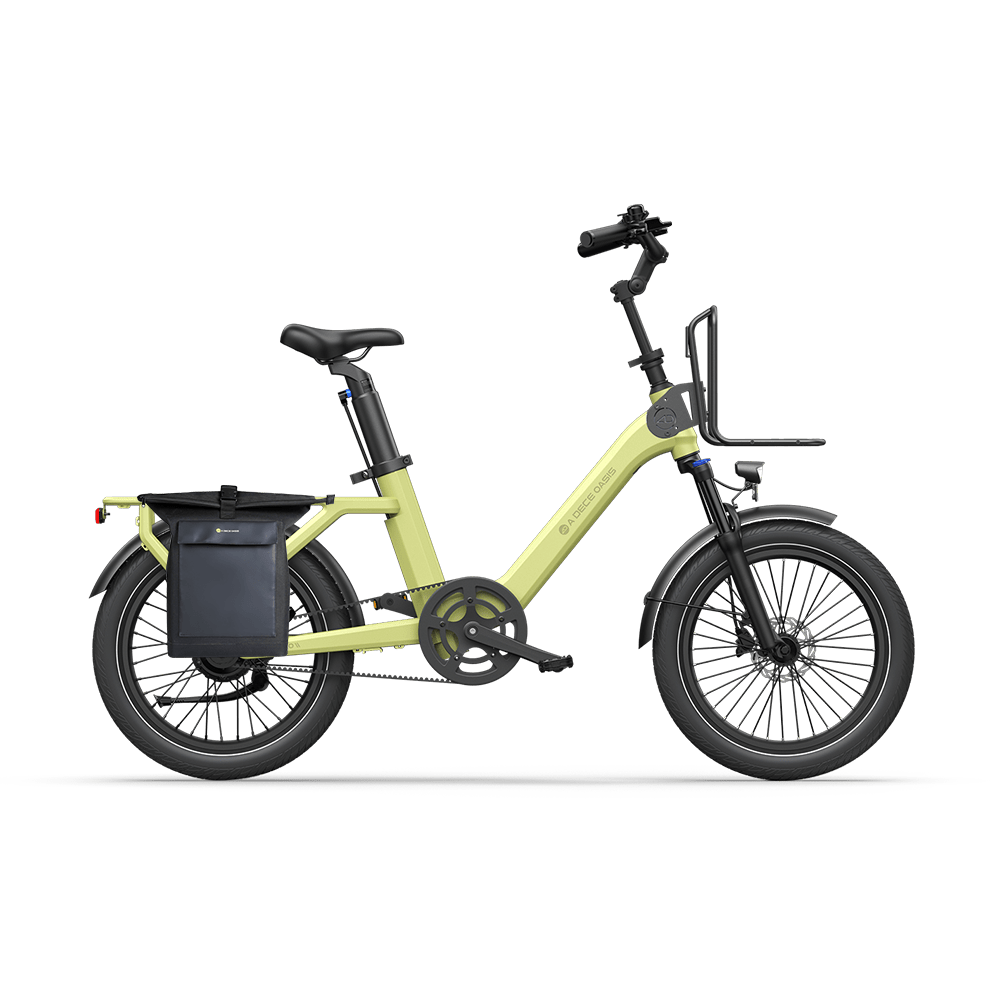 ADO Air One Pro All-in-One Family Electric Bike Morning Dew folding basket