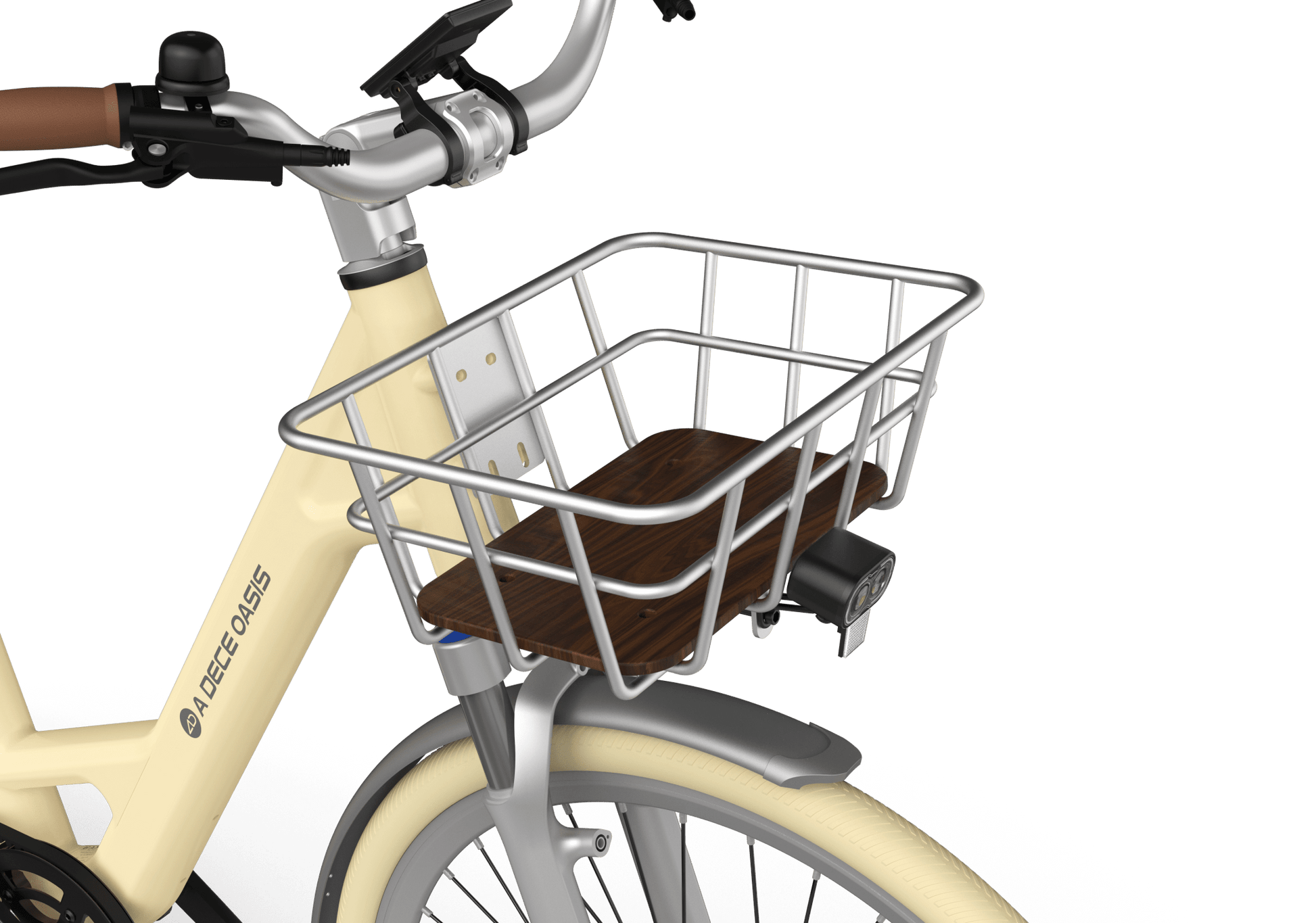 ADO AIR28 Front Basket E-Bike Accessory UK  Silver Silber Plata Argento Argent Zilver
