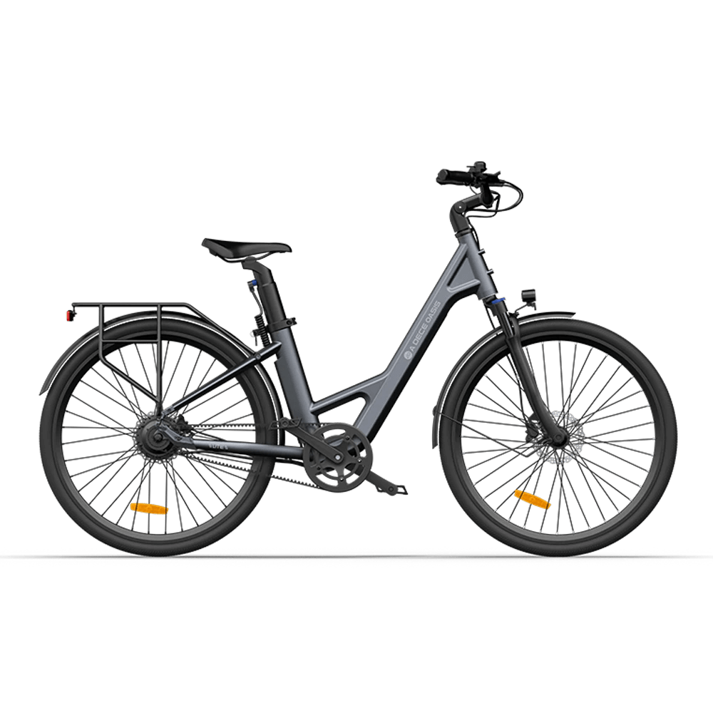 ADO Air 28 All-Rounder Urban Electric Bike Grey Gris Grigio Grijs Grau