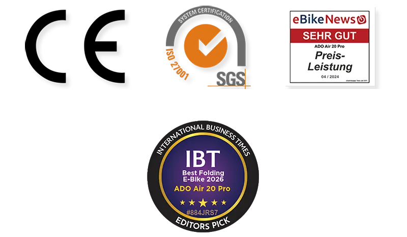 air 20 pro folding ebike certificate